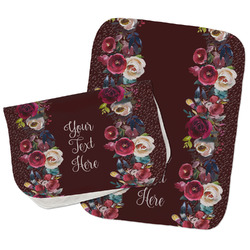 Boho Burp Cloths - Fleece - Set of 2 w/ Name or Text