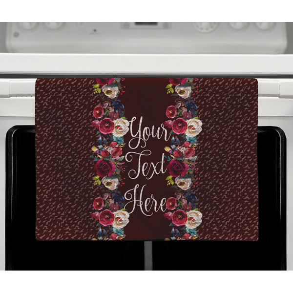 Boho Waffle Weave Towel - Full Color Print - Lifestyle2 Image