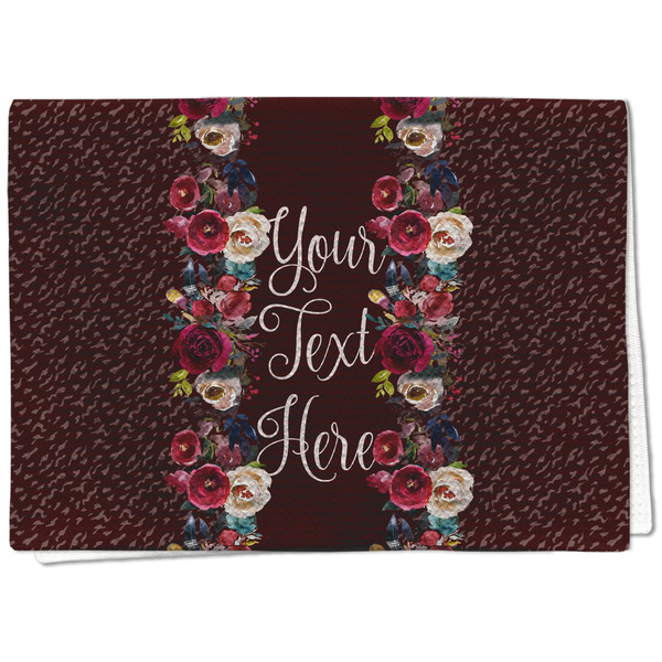 Custom Boho Kitchen Towel - Waffle Weave (Personalized)