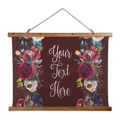 Boho Wall Hanging Tapestry - Wide (Personalized)