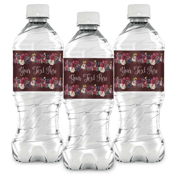 Boho Water Bottle Labels - Front View