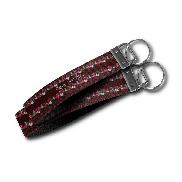 Boho Webbing Keychain FOBs - Size Comparison