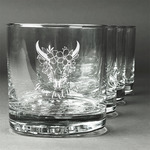 Boho Whiskey Glasses (Set of 4) (Personalized)