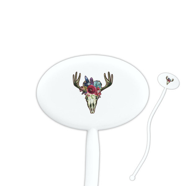 Custom Boho Oval Plastic Stir Sticks