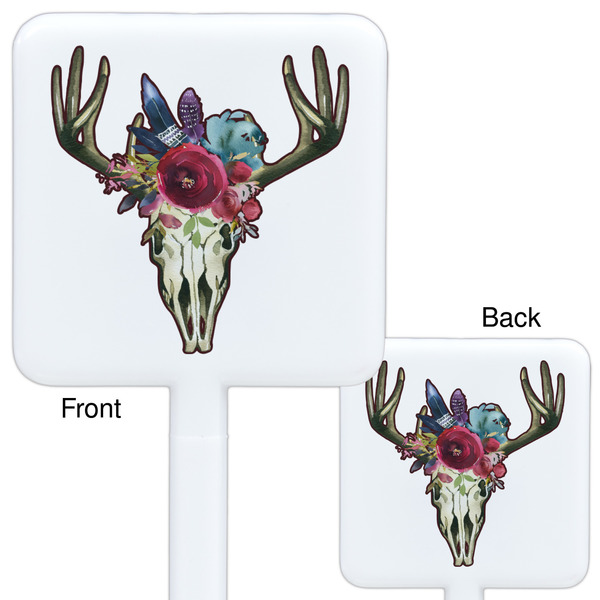 Boho White Plastic Stir Stick - Double Sided - Approval