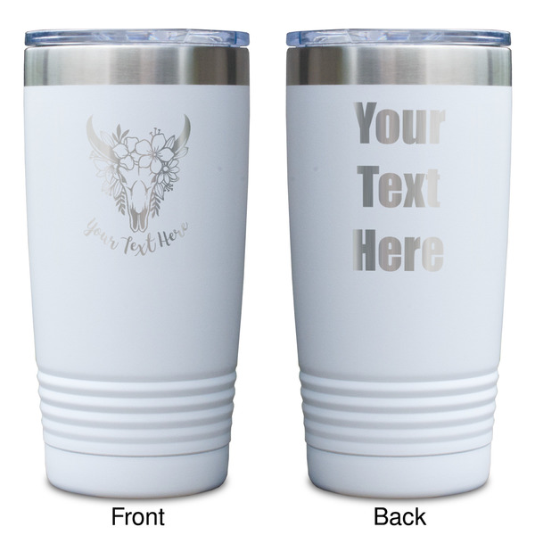 Boho White Polar Camel Tumbler - 20oz - Double Sided - Approval