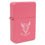 Boho Windproof Lighter - Pink - Single Sided (Personalized)