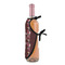 Boho Wine Bottle Apron - DETAIL WITH CLIP ON NECK