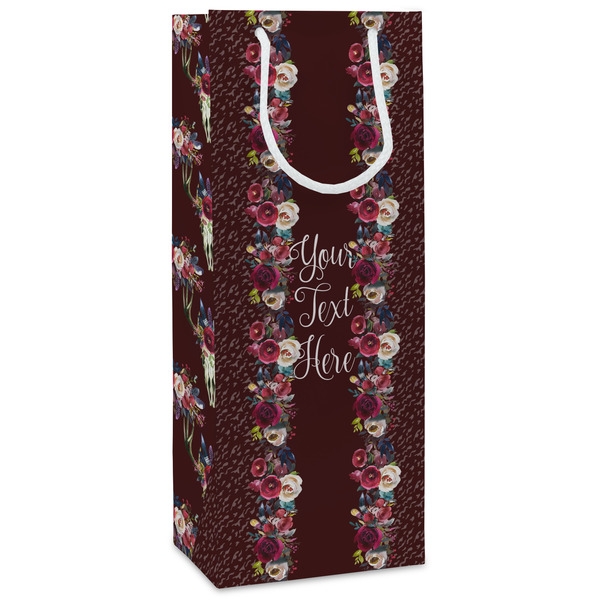 Custom Boho Wine Gift Bags (Personalized)