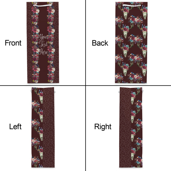 Boho Wine Gift Bag - Matte - Approval