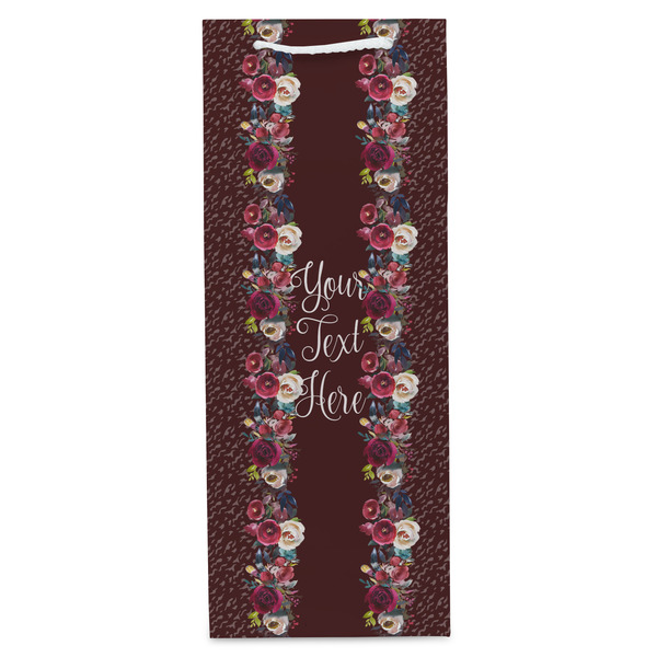 Boho Wine Gift Bag - Matte - Front