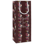 Boho Wine Gift Bags - Matte (Personalized)