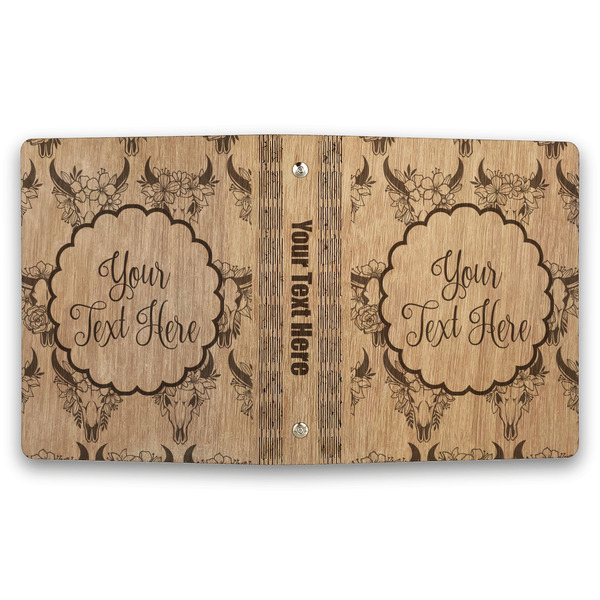 Boho Wood 3-Ring Binders - 1" Half-Letter - Approval