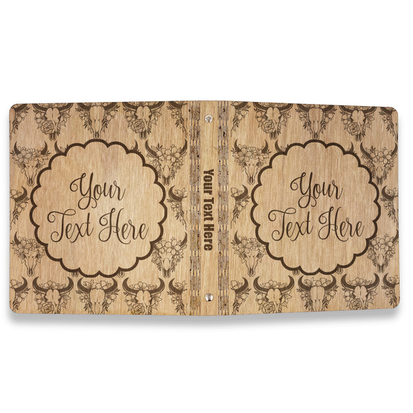 Boho Wood 3-Ring Binders - 1" Letter - Approval
