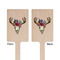 Boho Wooden 6.25" Stir Stick - Rectangular - Double Sided - Front & Back