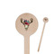 Boho 7.5" Round Wooden Stir Sticks - Single Sided