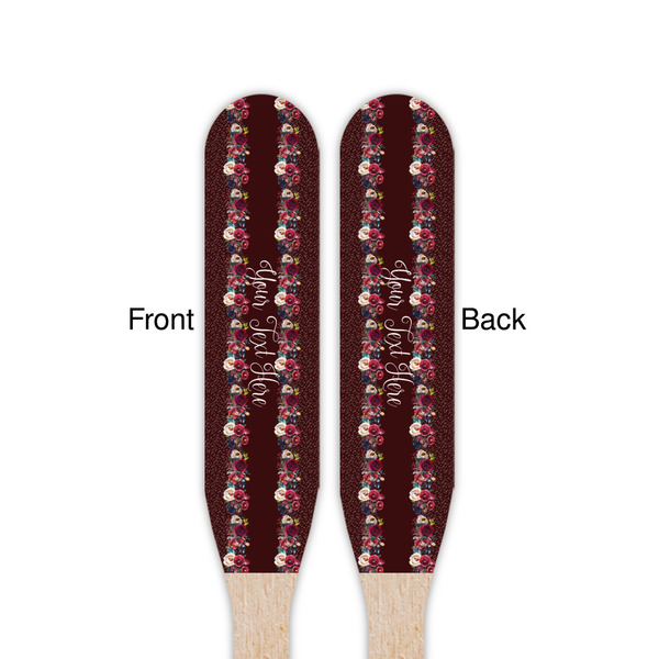 Boho Wooden Food Pick - Paddle - Double Sided - Front & Back