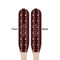Boho Wooden Food Pick - Paddle - Double Sided - Front & Back