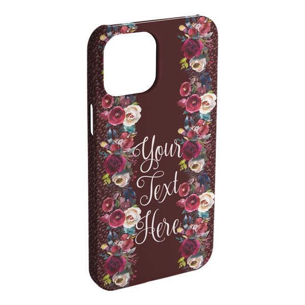 Custom Boho iPhone Case - Plastic (Personalized)
