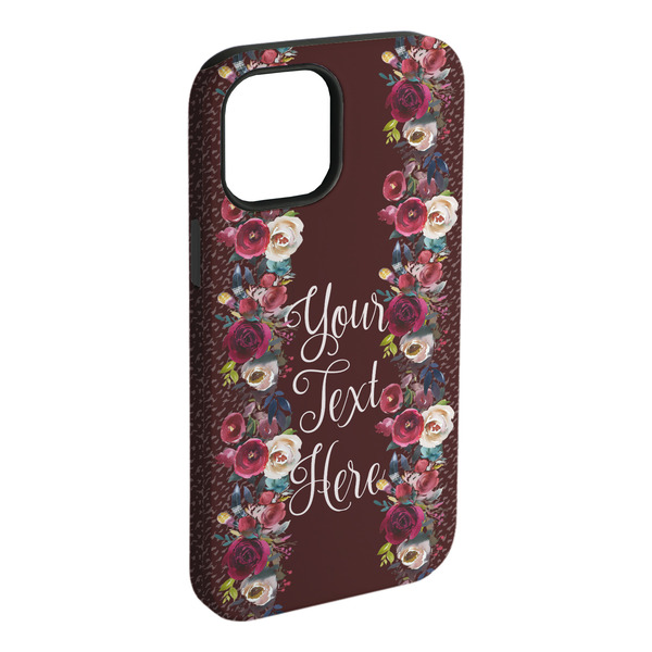 Custom Boho iPhone Case - Rubber Lined (Personalized)