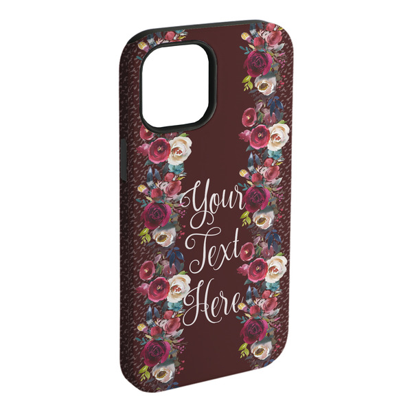 Custom Boho iPhone Case - Rubber Lined - iPhone 15 Pro Max (Personalized)