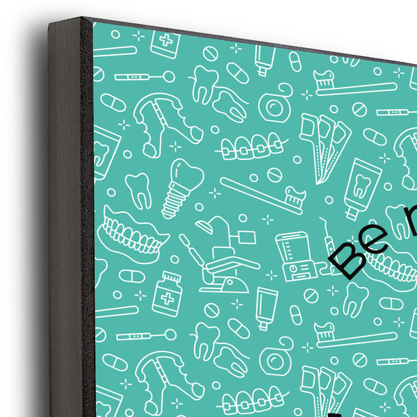 Dental Hygienist 12x12 Wood Print - Closeup