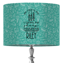 Dental Hygienist 16" Drum Lamp Shade - Fabric (Personalized)