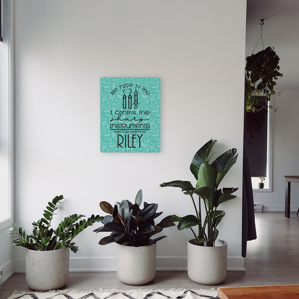 Dental Hygienist 16x20 - Canvas Print - In Context