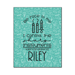 Dental Hygienist Wood Print - 16x20 (Personalized)