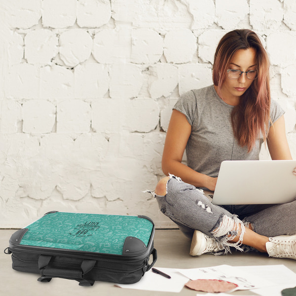 Dental Hygienist 18" Laptop Briefcase - LIFESTYLE