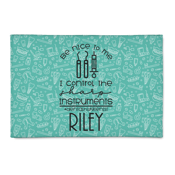 Custom Dental Hygienist 2' x 3' Indoor Area Rug (Personalized)