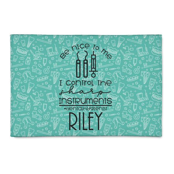 Custom Dental Hygienist 2' x 3' Patio Rug (Personalized)