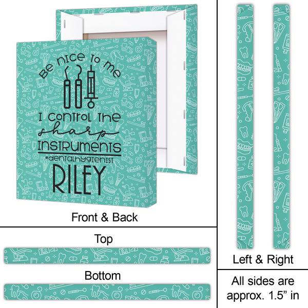 Dental Hygienist 20x24 - Canvas Print - Approval