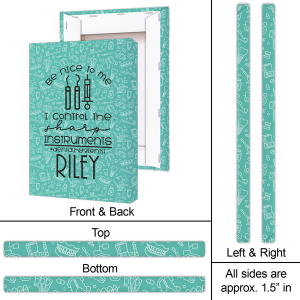 Dental Hygienist 20x30 - Canvas Print - Approval