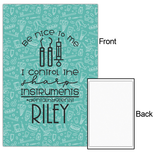 Dental Hygienist 20x30 - Matte Poster - Front & Back