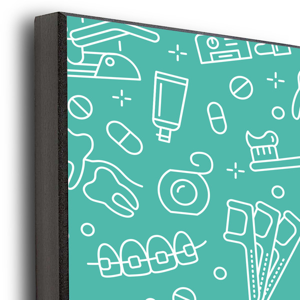 Dental Hygienist 20x30 Wood Print - Closeup