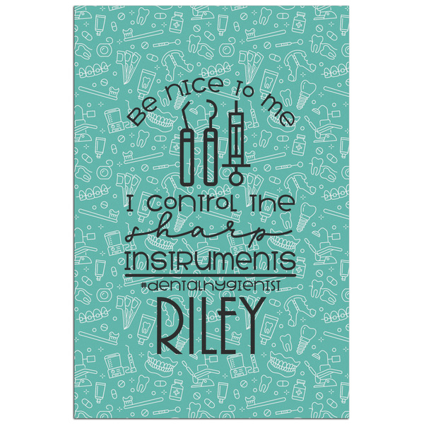 Custom Dental Hygienist Poster - Matte - 24x36 (Personalized)