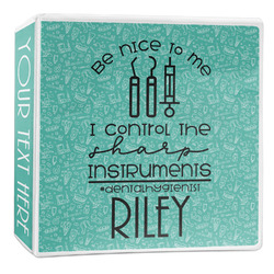 Dental Hygienist 3-Ring Binder - 2 inch (Personalized)