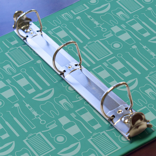 Dental Hygienist 3 Ring Binders - Full Wrap - 1" - DETAIL