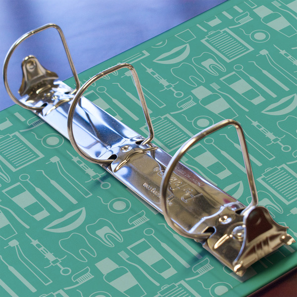 Dental Hygienist 3 Ring Binders - Full Wrap - 2" - DETAIL