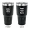 Dental Hygienist 30 oz Stainless Steel Ringneck Tumblers - Black - Double Sided - APPROVAL