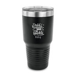 Dental Hygienist 30 oz Stainless Steel Tumbler - Black - Single Sided (Personalized)