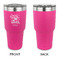 Dental Hygienist 30 oz Stainless Steel Ringneck Tumblers - Pink - Single Sided - APPROVAL