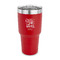 Dental Hygienist 30 oz Stainless Steel Tumbler - Red - Single Sided (Personalized)