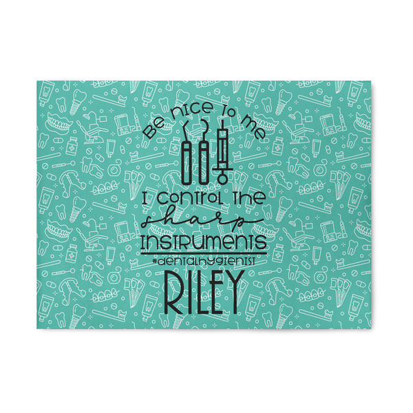 Custom Dental Hygienist Area Rug (Personalized)