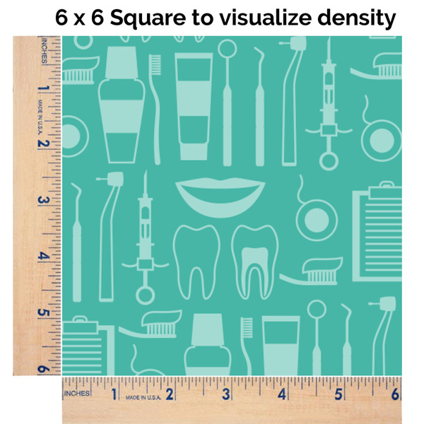 Dental Hygienist 6x6 Swatch of Fabric