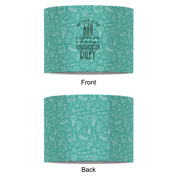 Dental Hygienist 8" Drum Lampshade - APPROVAL (Fabric)