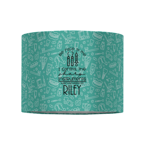 Dental Hygienist 8" Drum Lampshade - FRONT (Fabric)