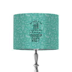 Dental Hygienist 8" Drum Lamp Shade - Fabric (Personalized)