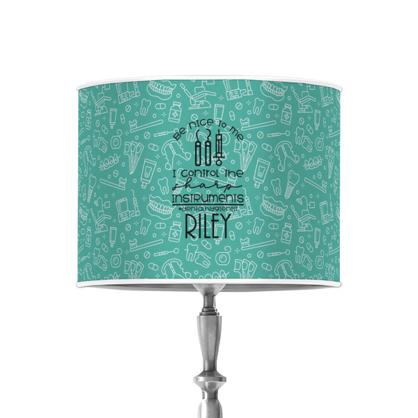 Custom Dental Hygienist 8" Drum Lamp Shade - Poly-film (Personalized)